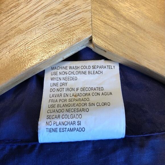 Vintage Tweety Bird Jacket Loony Tunes Navy Blue Windbreaker Oversized Small - Picture 7 of 7